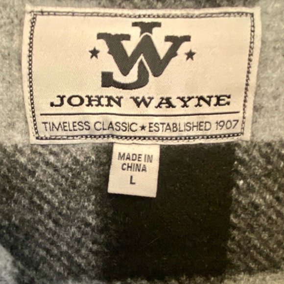 Black and Gray Plaid Men's Sweatshirt - Picture 2 of 3